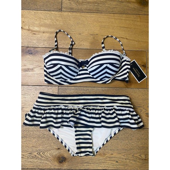 NEW Juicy Couture Boudoir Bikini Set M NWT - Picture 5 of 10